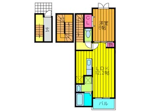 オーセンティックⅢの物件間取画像